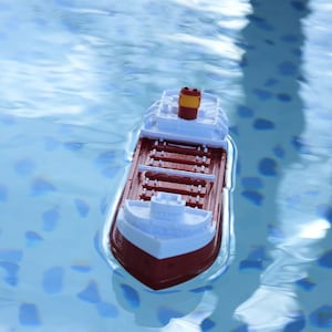 SS EDMUND FITZGERALD Chubby Bathtub Boat by TheRoller3d, Floats Perfect! - Kid Tested & Approved!
