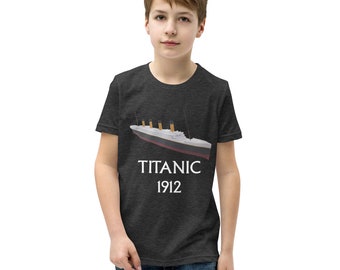 THEROLLER3D Titanic Model Youth T-Shirt