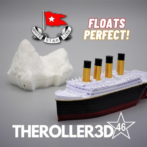 Floating Titanic Bathtub Boat by TheRoller3d - Titanic Toy Kid Tested & Approved!