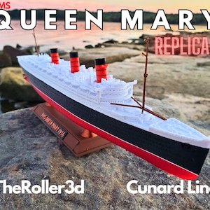 RMS Queen Mary-model: 1 voet lang