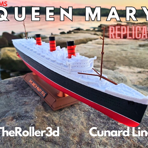 RMS Queen Mary Model 1 Foot in Length