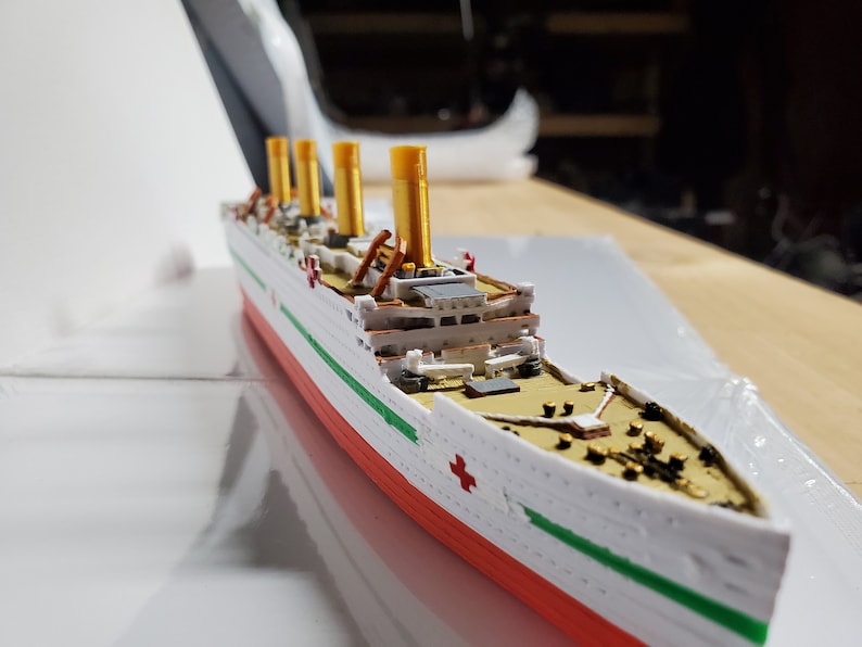 HMHS Britannic Model 1 Foot in Length | Etsy Rms Britannic Model