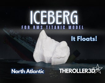 Schwimmender Eisberg für RMS Titanic Modell