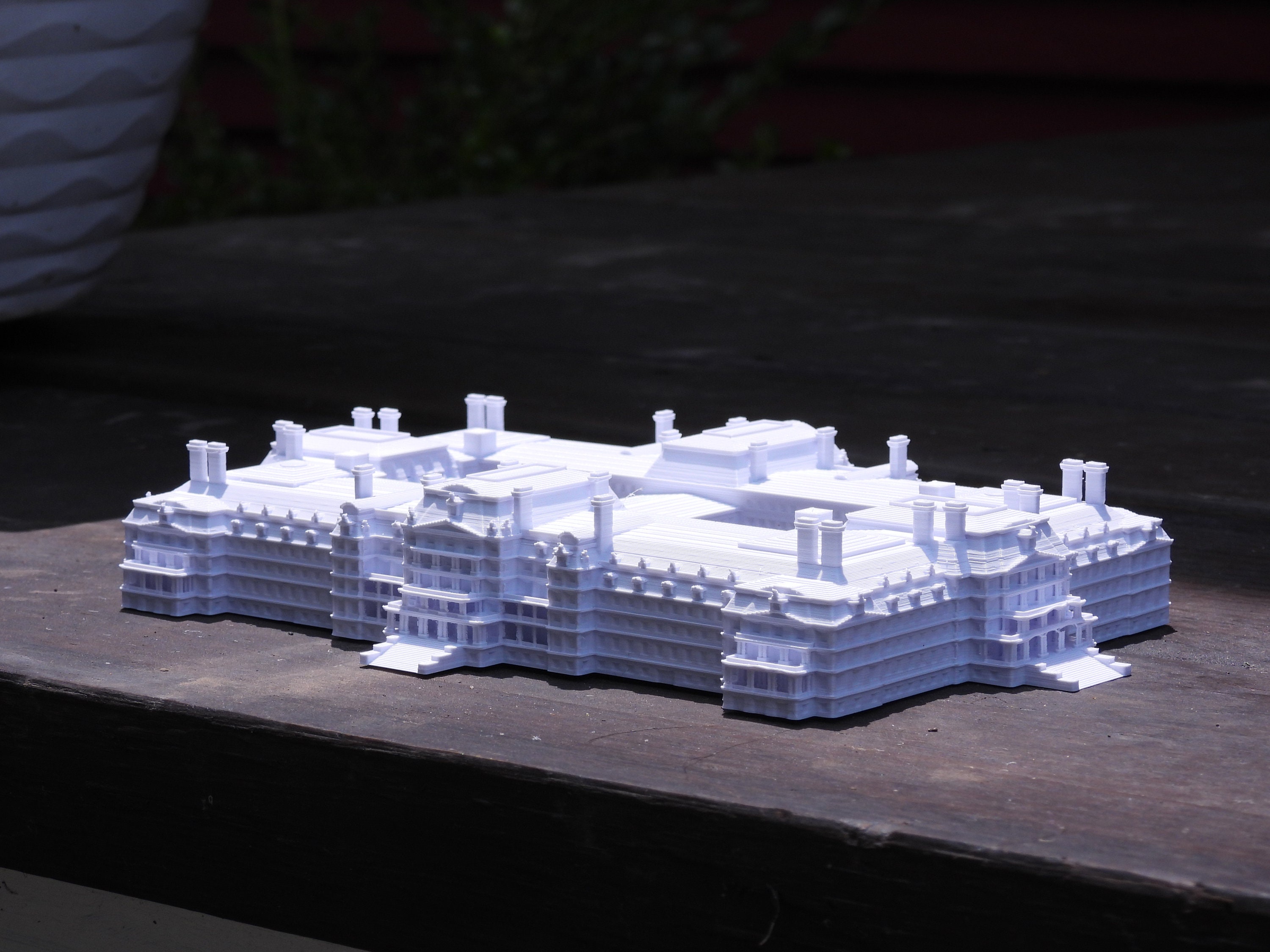 アイゼンハワー行政府ビルペーパークラフト