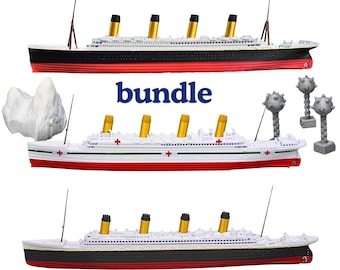 タイタニック号の惨劇を再現した模型船コレクション：RMSタイタニック