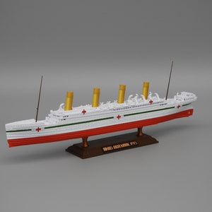 HMHS Britannic Model 2019 Design by TheRoller3d, 1 Foot in Length image 9