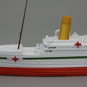 HMHS Britannic Model 2019 Design by TheRoller3d, 1 Foot in Length image 7