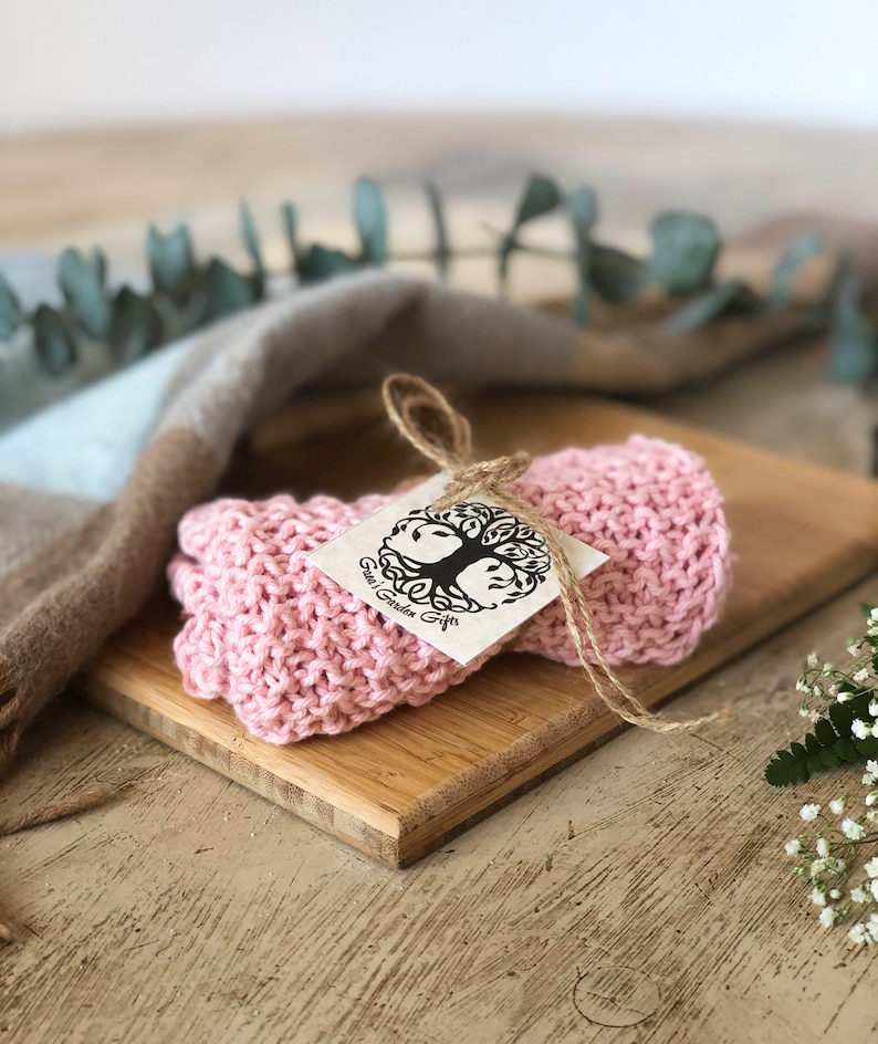 Handmade Cotton Wash Cloth Dish Cloth Sustainable Washing Etsy