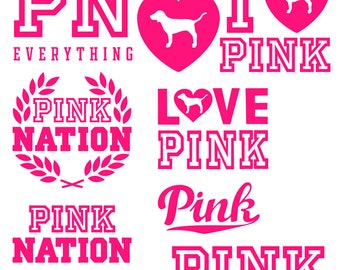 Download Rare Vs Victoria S Secret Pink Pink Nation Iron On Dog Applique Premiums Prizes Charms Drkingplaza Collectibles