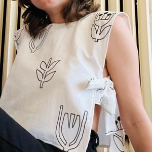 Smock vest tops cheap