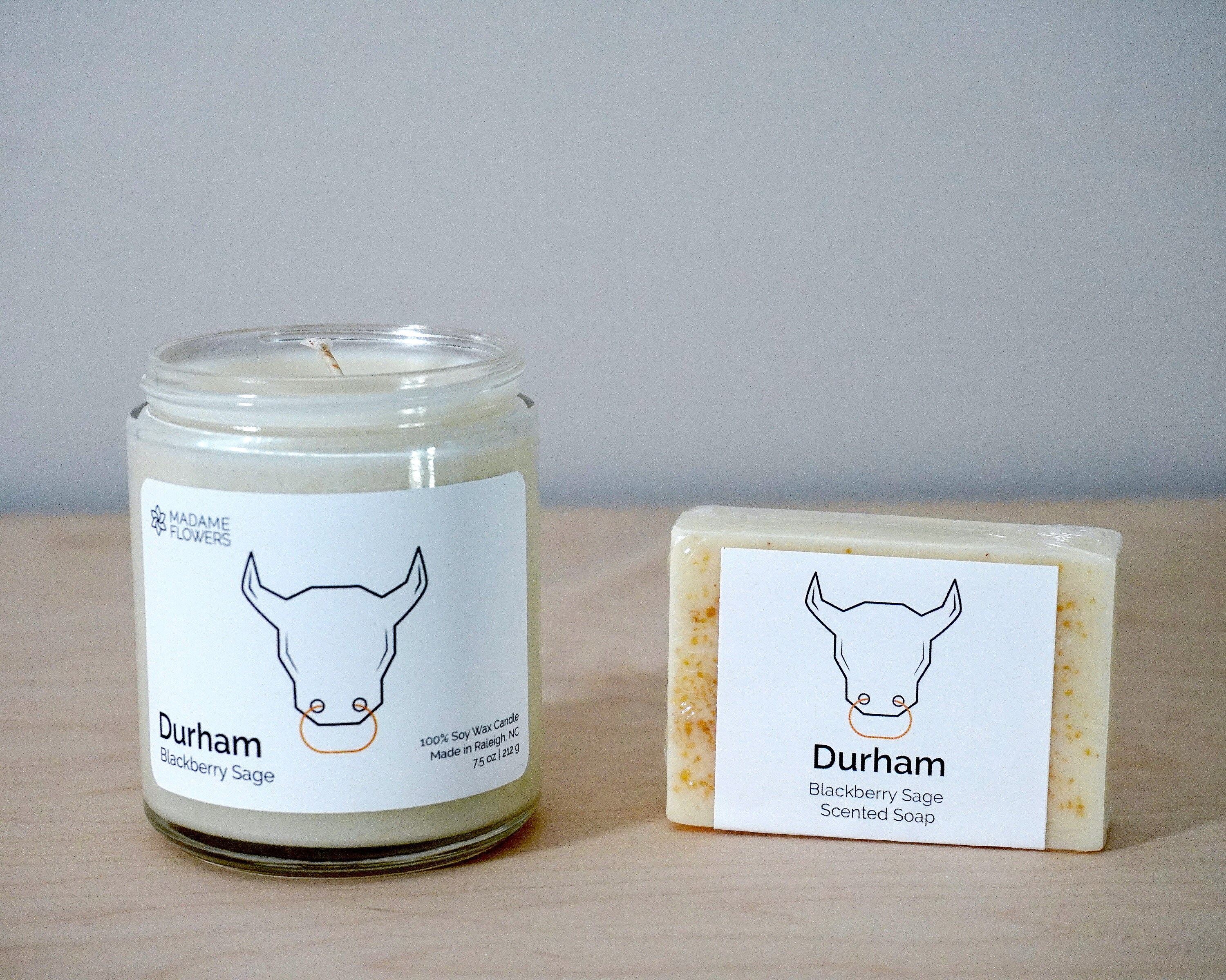 Durham North Carolina Candle Bath Bomb Gift Box Bull City Etsy UK