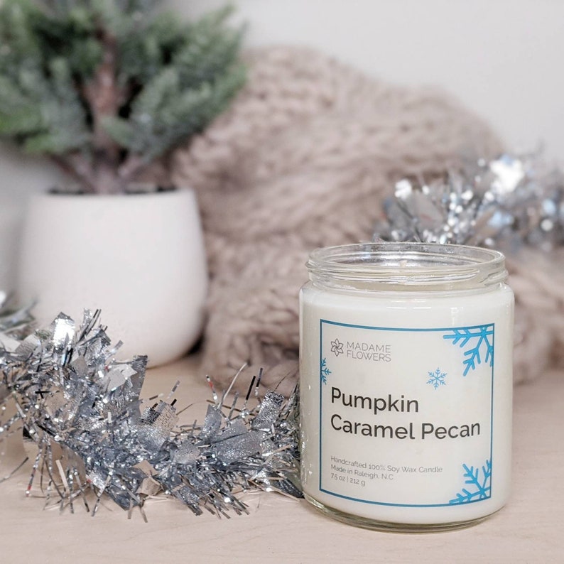 Holiday Gift Box Set Holiday Decor Coworker Gift Pumpkin Caramel Holiday Candle Christmas Ready To Ship Gift
