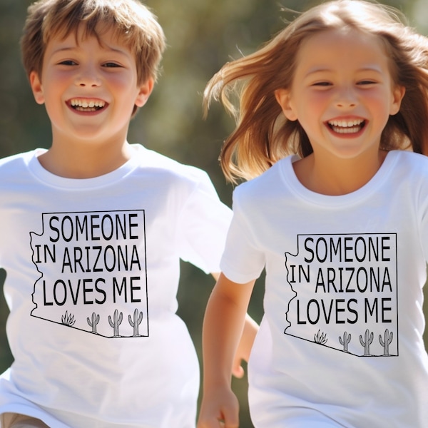 Someone In Arizona Loves Me Toddler Shirt, Kids Shirts, Arizona Toddler Shirt, Toddler Gift, Baby Gift, Newborn Coming Home Outfit Shirt