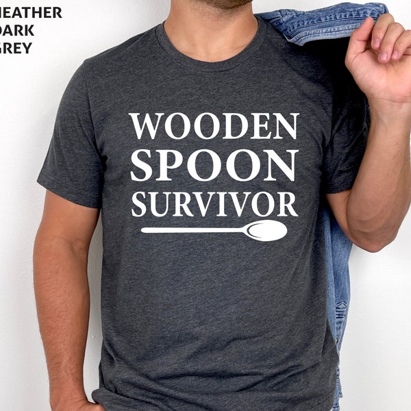 Wooden Spoon Survivor Shirt, Mens Shirt, Funny Shirts, Funny Italian Shirt, Gift for Him, Funny Womens Shirt, Humor Shirt, Sarcasm Shirt,