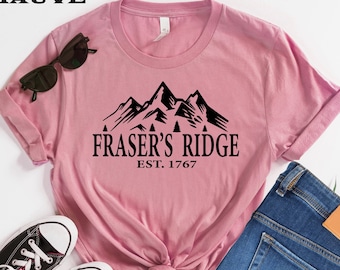 Fraser's Ridge Shirt, Outlander, Jamie Fraser, Fraser's Ridge Gift, Claire Shirt, Fraser's Ridge Clan, Outlander Book Series Shirt,