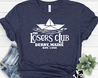 The Losers Club Shirt, Stephen King's IT, Vintage Scary Tee