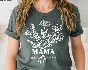 Wildflower Mama Shirt, Mama Shirt, Mothers Day Gift, Flower Shirt, Gift For Mom, Mother's Day Shirt, Mama Gift, Comfort Colors, Mom Shirt