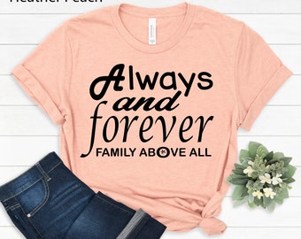 Family First The Originals Shirt for Women and Men Vampire Diaries Always and Forever You and Me T-Shirt and Long Sleeve Pair Print