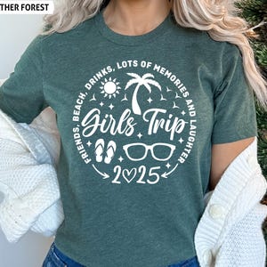 Girls Trip Shirt: Summer Vacation Travel Tee