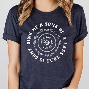 Sing Me a Song Shirt, Jamie Fraser Outlander Novel Shirt, Jamie Fraser Shirt, Skye Over The Sea To Shirt Claire Shirt, Outlander Book Series