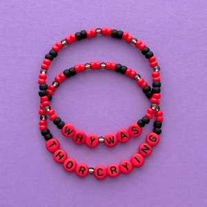 Deadpool Why Was Thor Crying Beaded Bracelets