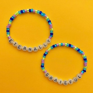 Toy Story Aliens Eternally Grateful Glow In The Dark Beaded Bracelets