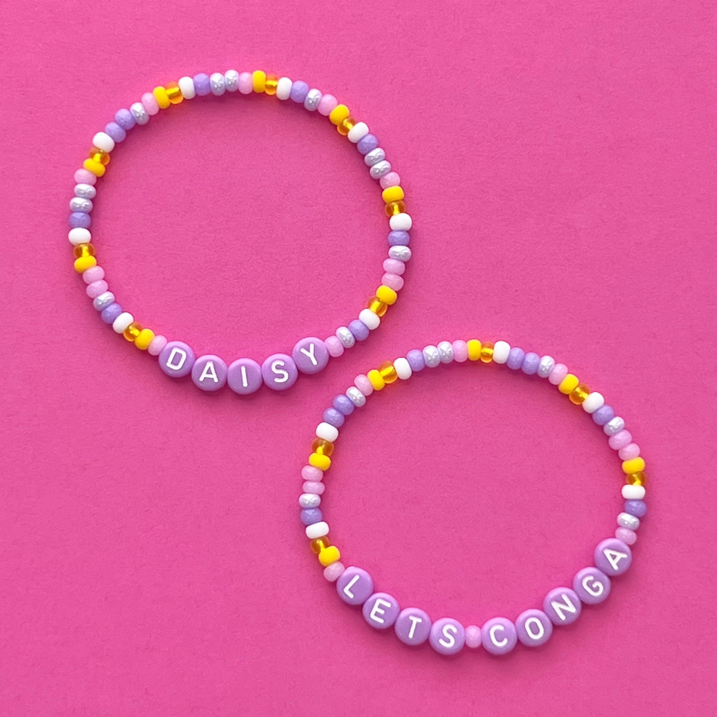 Daisy Duck / Let's Conga Beaded Bracelets - Etsy
