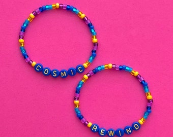 ブレスレット LAZY DAWN crush circle bracelet Pink Bubble Fortune Stretch Bracelet | Claire's US