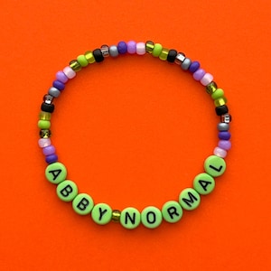 Young Frankenstein Abby Normal Beaded Bracelet