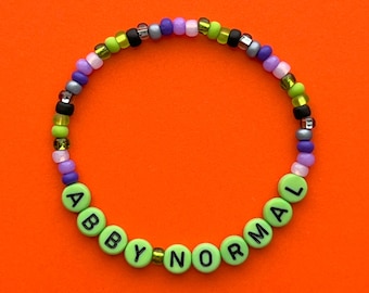 Young Frankenstein Abby Normal Beaded Bracelet
