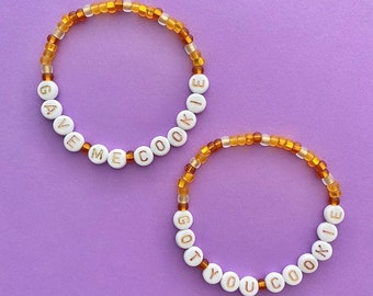 New Girl Gave Me Cookie / Got You Cookie Beaded Bracelets