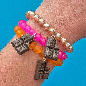 Schoko Bar BubbleYay Perlen Armbänder