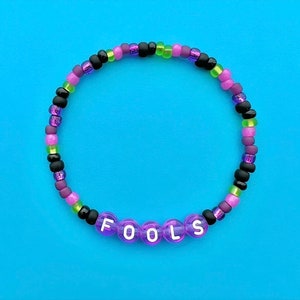 Maleficent Fools Beaded Bracelet