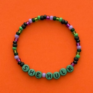 She Hulk Beaded Bracelet
