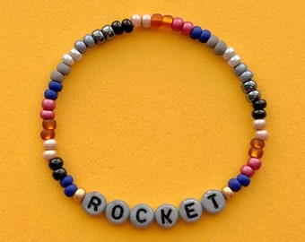 Guardians of the Galaxy Rocket Beaded Bracelet