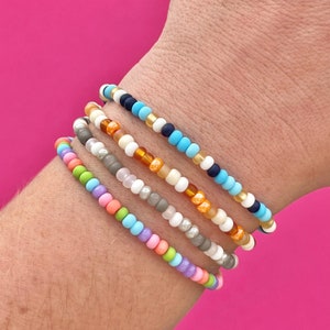Bluey Bingo Muffin Grannies All Seed Beaded Bracelets