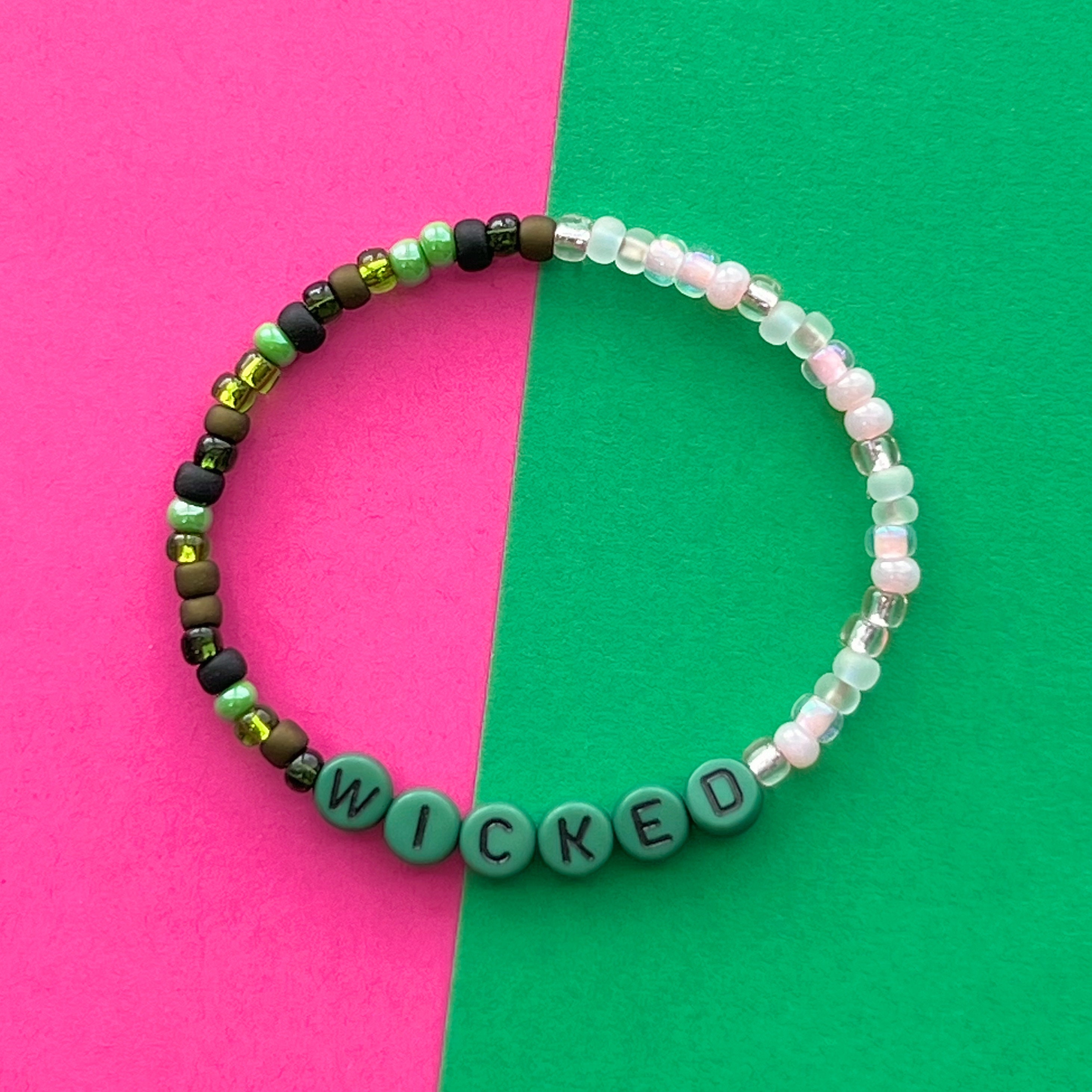 ■VINTAGE HOLLYWOOD■ Crayon Beads Bracelet VH2336BR009B Wicked Beaded Bracelet - Etsy