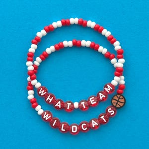 What Team Wildcats High School Musical Beaded Bracelets