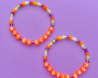 Not So Scary & Boogie Bash Beaded Bracelets