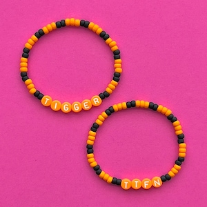 Tigger TTFN Winnie The Pooh Beaded Bracelets