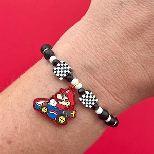 Mario Kart Racer Midi Bubble Beaded Bracelet