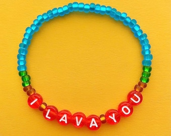 I Lava You Beaded Bracelet