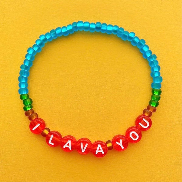 I Lava You Beaded Bracelet