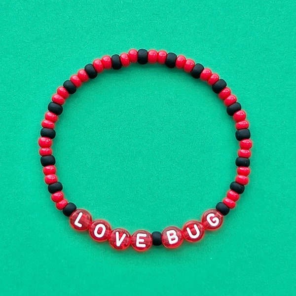 Love Bug Beaded Bracelet