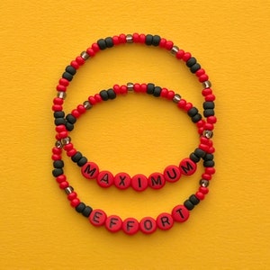 Deadpool Maximum Effort Beaded Bracelets