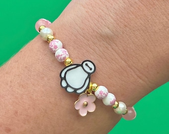 Braccialetto di perline in porcellana Sakura Baymax Big Hero 6
