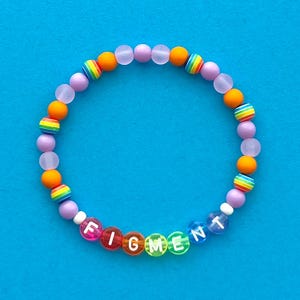 Regenbogen Figur Midi Perlen Armband