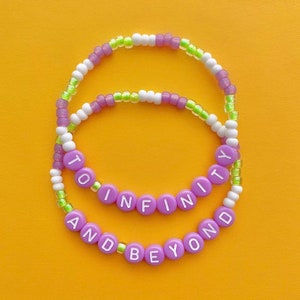 Toy Story To Infinity And Beyond Beaded Bracelets