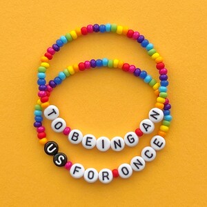 Trevor Project Pride Donation Rent To Being An Us For Once Beaded Bracelets