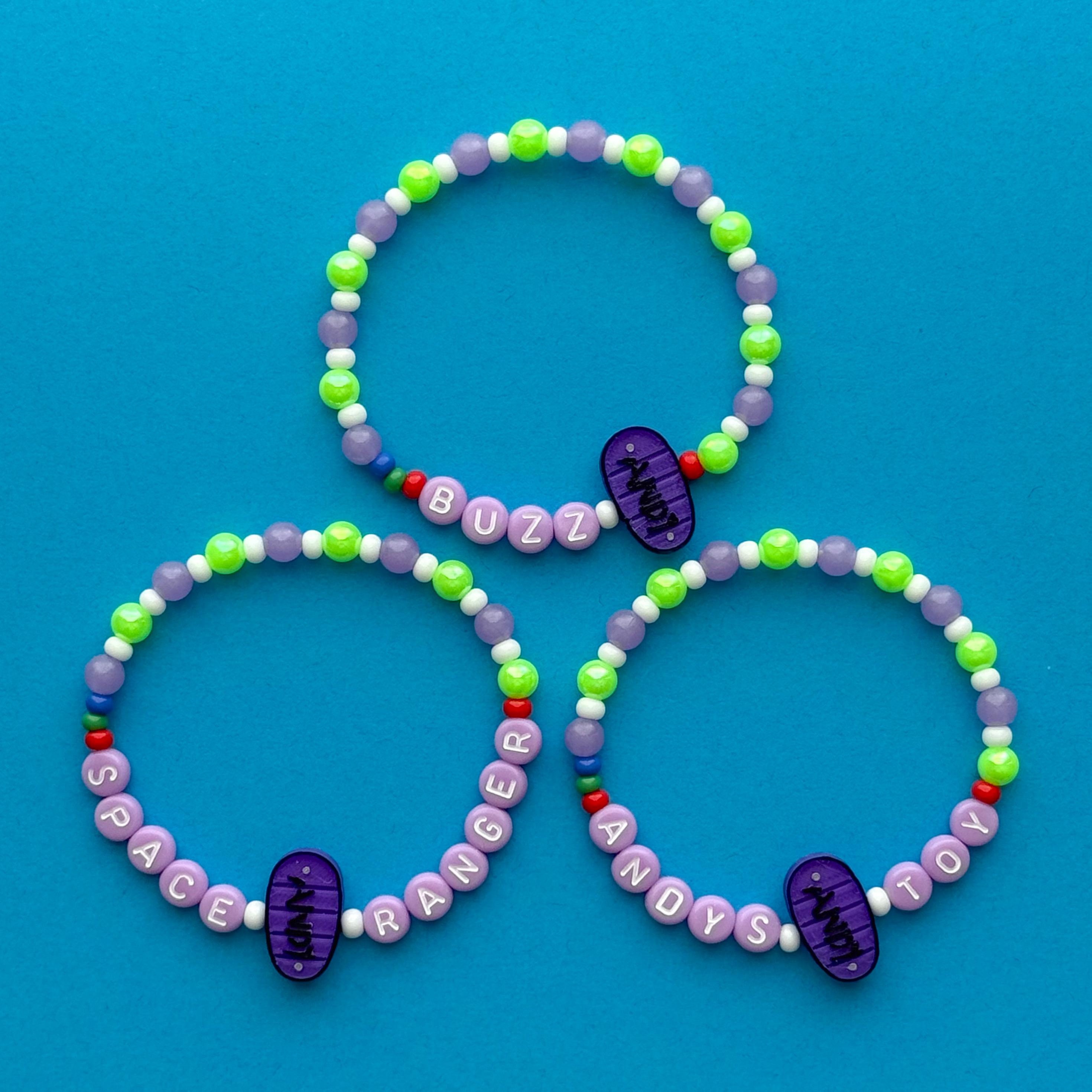 Buzz Andy's Toy Space Ranger Toy Story Beaded Bracelets - Etsy